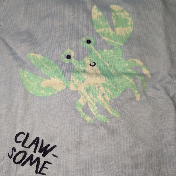 2/$20. 🦀 BNWT. Rococo boys t-shirt. Claw-some crabs. 3-4yrs. - Picture 2 of 3